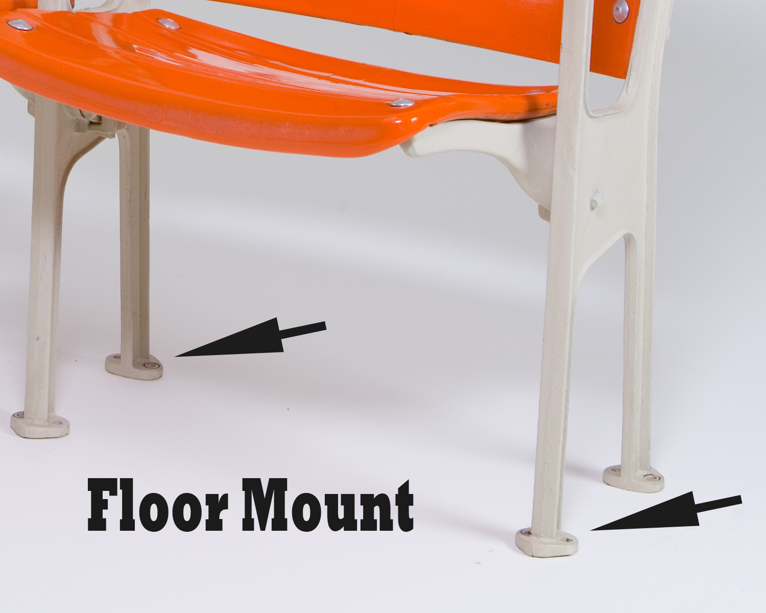 Rockin' Seat Feet™ Stadium Seat Mounting Brackets